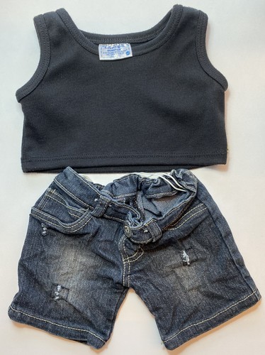 Build bear black vest - a,