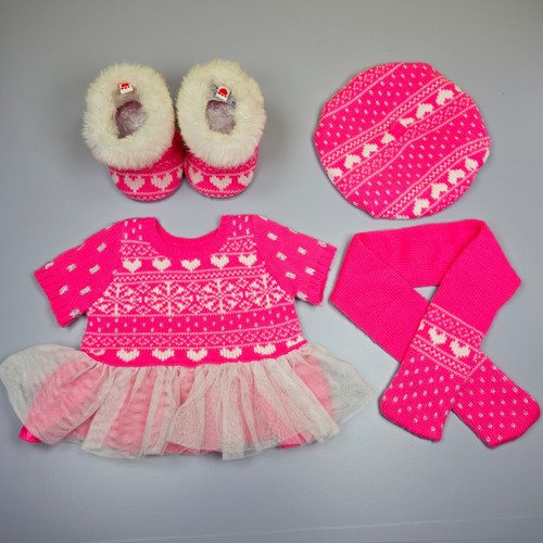 Build bear pink knit - build, heart