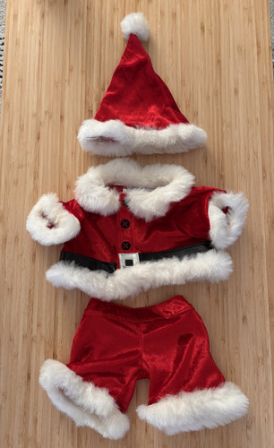 Build bear santa claus red - bear,