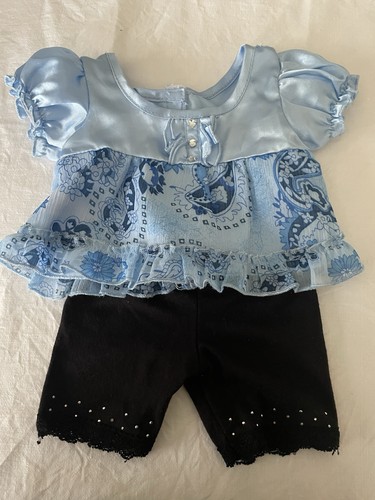 Build bear blue floral - floral, top