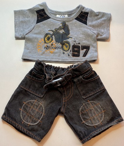 Build bear grey motorbike - build,