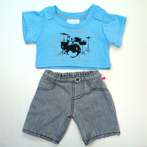 Build bear blue rock band - a,