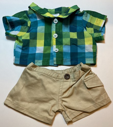 Build bear blue check shirt - blue,