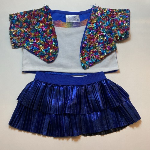 Build bear blue sequin - a,