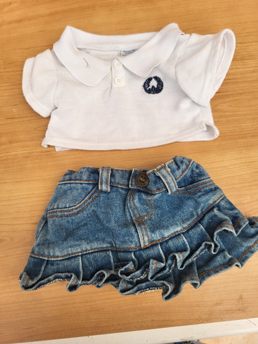 Build bear white polo with - build,