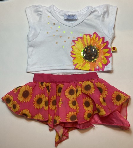 Build bear pink sunflower - bear,