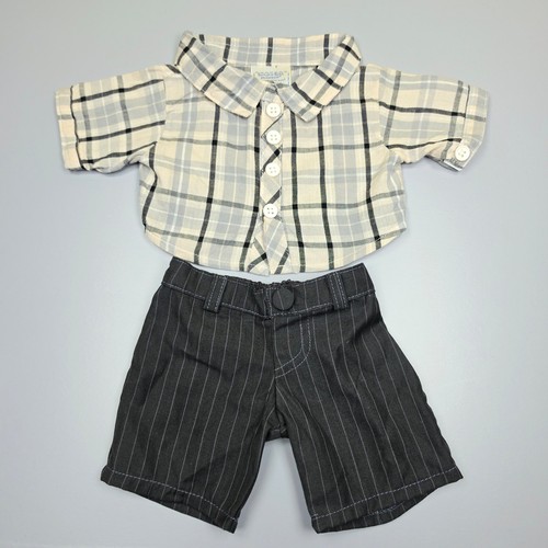 Build bear beige checked - a,