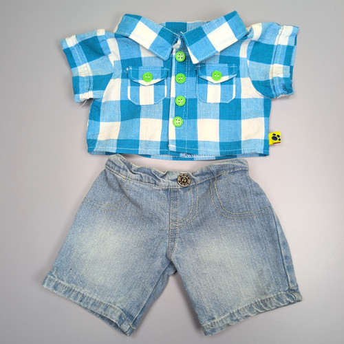 Build bear blue - build, shirt