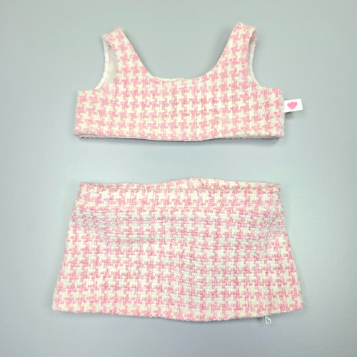 Build bear pink white - bear,