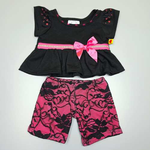 Build bear black pink - build,