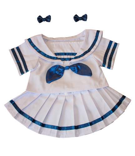 Sailor girl with bows - sailor, teddy