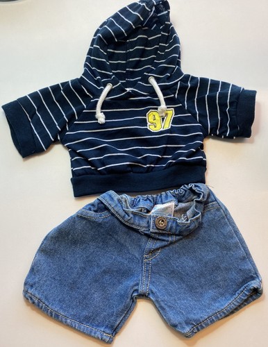 Build bear navy white stripe - build,