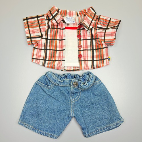 Build bear red black - red, tartan