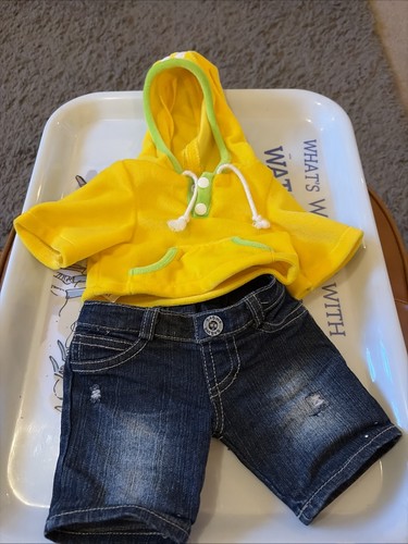 Build bear outfit set yellow - bear,