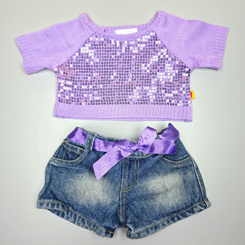 Build bear purple sequin - build, a
