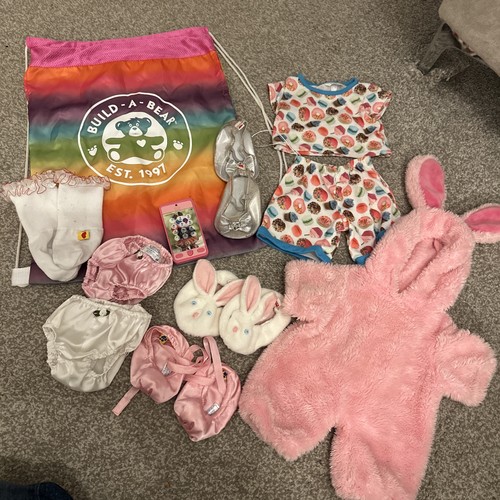 Build bear pink - pink, furry