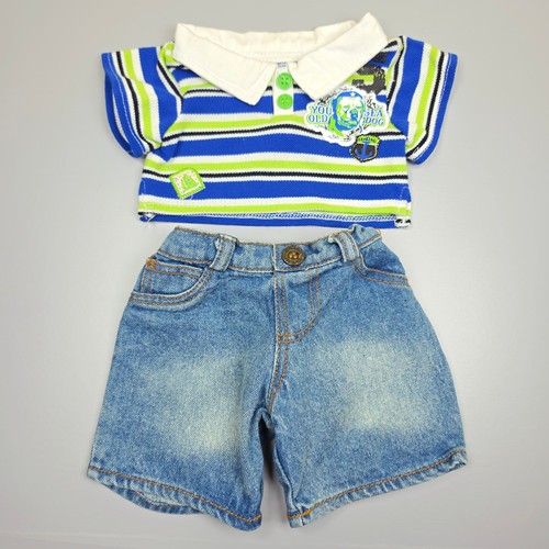 Build bear blue green - a,