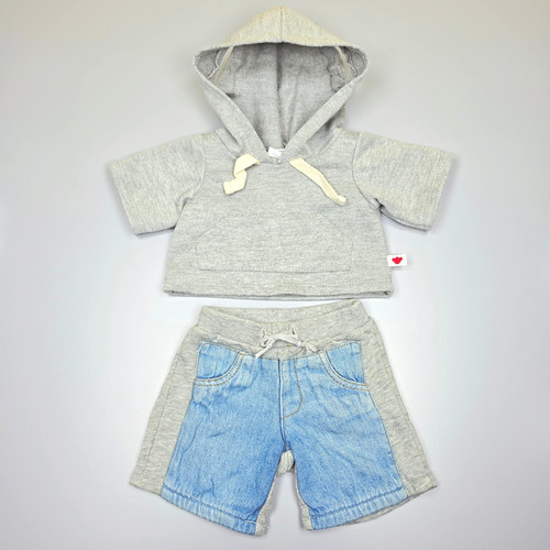 Build bear grey - bear, top