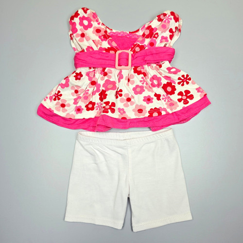 Build bear pink - pink, floral
