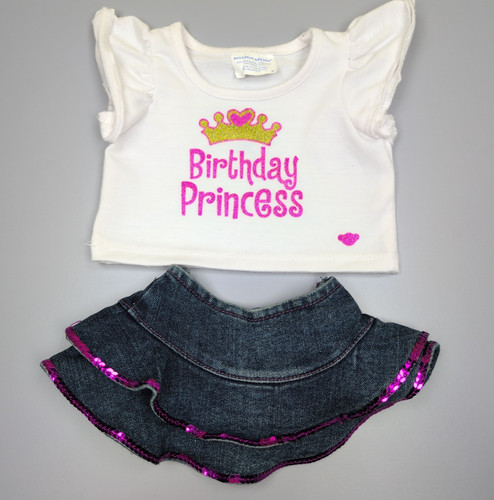 Build bear white - white, pink