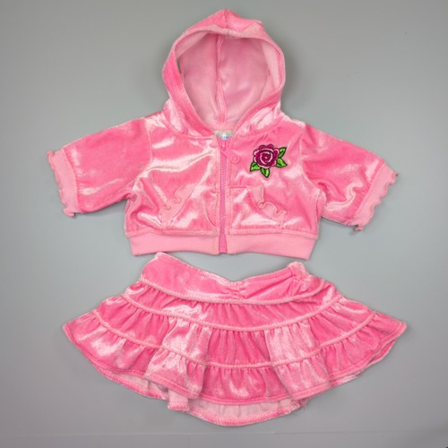 Build bear pink velour - velour, rose