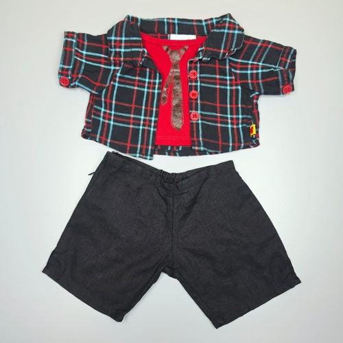Build bear black plaid - build, a