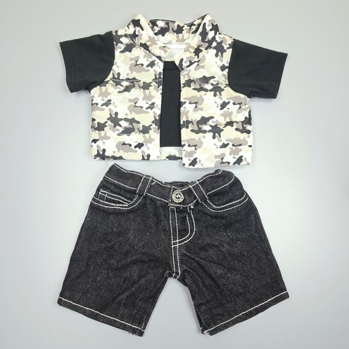 Build bear black shirt - bear, t-shirt