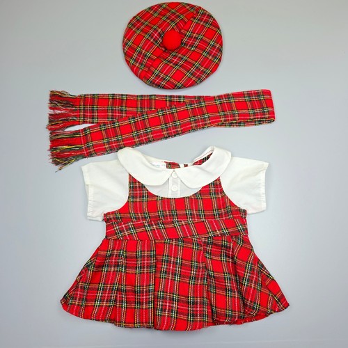 Build bear red tartan - bear,